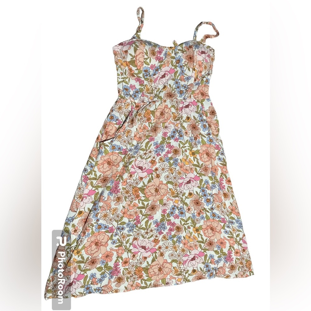 Floral mid dress